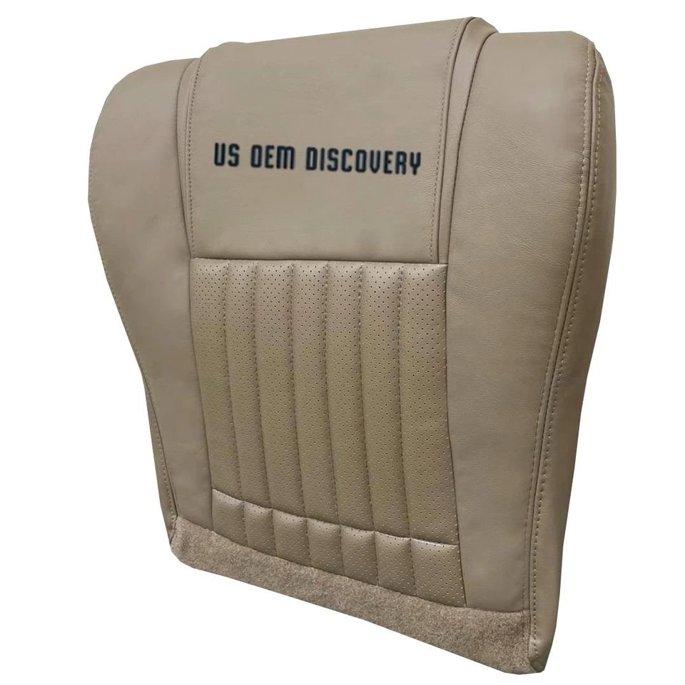 98 99 Pontiac Firebird Trans Am Conductor y Pasajero Parte Inferior Cuero Asiento Cubierta Tostado Foto 2 de 4