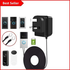High-Quality 24V Doorbell Transformer with Extended 8M Cable for Easy Setup