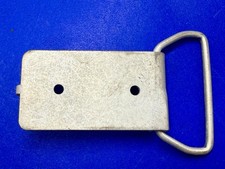 Vintage Blank Craft Used Blank Small Belt Buckle - Mount Stone Picture Repurpose