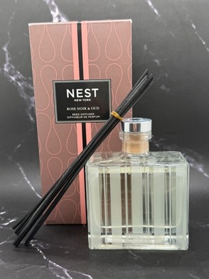 NEST New York Reed Diffuser - Rose Noir & Oud - 5.9 oz - BNIB