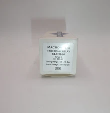 MACROMATIC TIME DELAY RELAY(NIB) SS-6268-06 Ser: B 24 VAC/DC ON DELAY 0.5-15 SEC