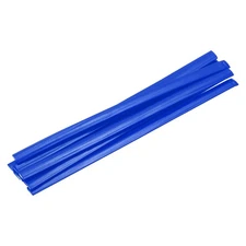 10 Pcs Blue Plastic Welding Rods 9.5mm x 200mm HDPE Strip(0.4inch x 8inch)