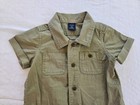 Baby Gap Girl Boy Let's Fly Away Aviation Short Sleeve Romper 12-18 Months — photo 5