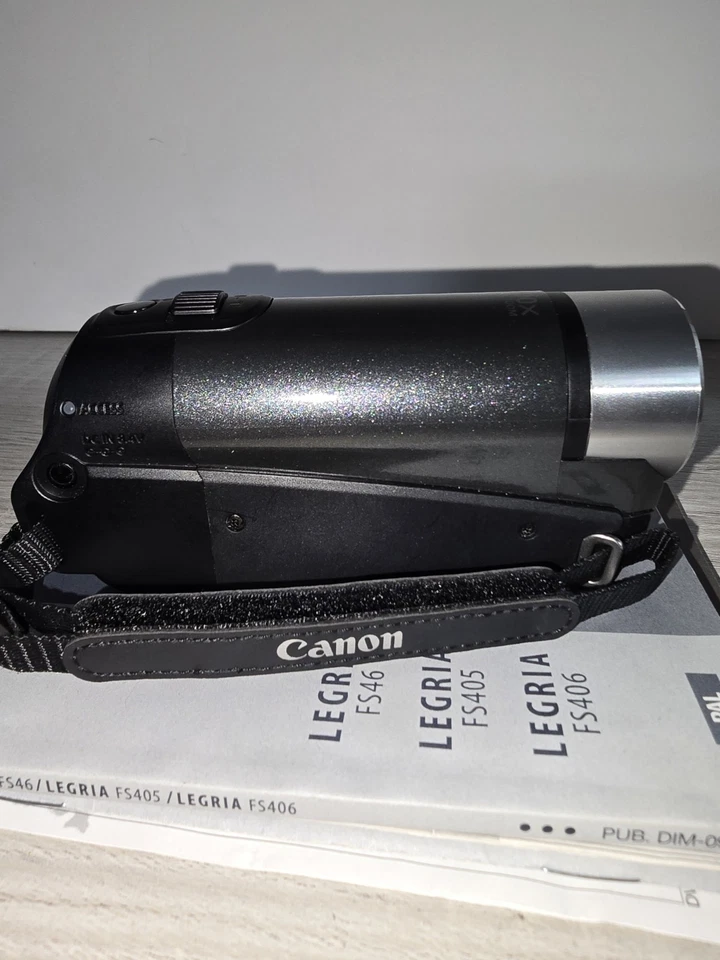 CANON LEGRIA FS46 DUAL FLASH MEMORY PAL CAMCORDER HD FLIP SCREEN BUILT IN MEMORY - Image 3 of 4