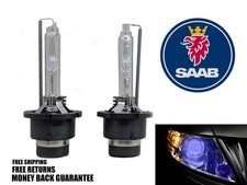 10000k Deep Blue Hid Xenon Headlight Bulb For Saab 9-4x 2011 High Low Beam X2