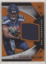 2016 Certified New Generation Jerseys Mirror Orange 82/399 CJ Prosise #18 2u3