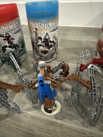 LEGO BIONICLE Vahki Complete Set x6 Metru Nui Canisters Unsealed w/ Paper/ Card