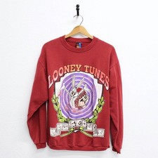 Vintage Looney Tunes Bugs Bunny Taz Sweatshirt Medium