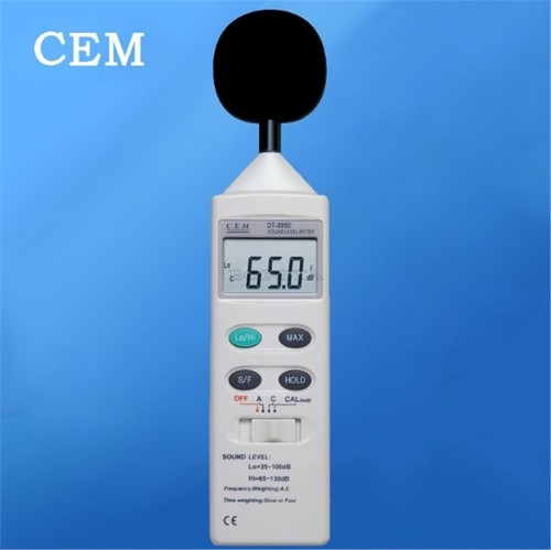 1Pcs Cem DT-8850 Sound Level Meter 31.5HZ~8KHZ if - Zdjęcie 1 z 3
