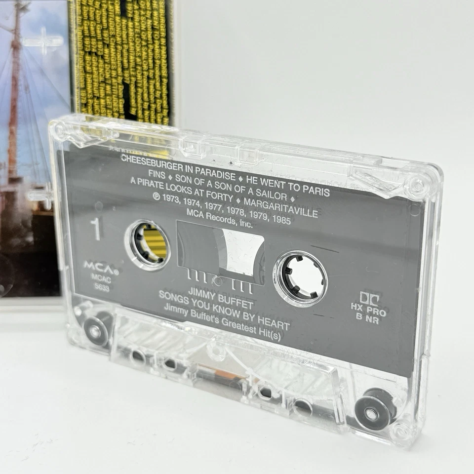 Jimmy Buffett Songs You Know By Heart Cassette Tape Tested Works MCA 1985 Vtg - Image 4 of 4