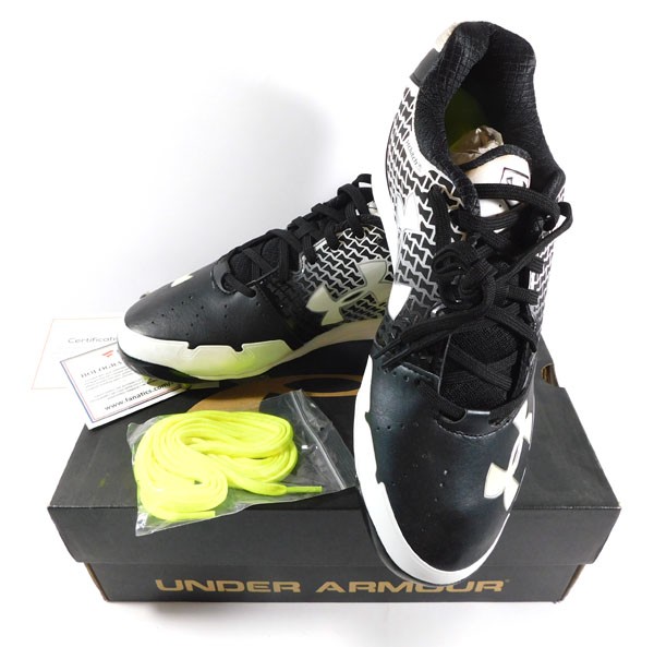 Maryland Terrapins Player Exclusive Under Armour Team C-Low DT Blk/Wht Size 10.5