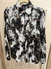 Men black Alexander Mcqueen Button Down Shirt Black Size 50 Us size Large