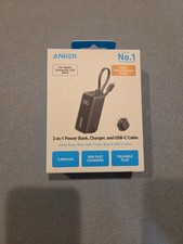 Anker 3-in-1 Power Bank 5000mAh 30W USB-C Charger A1636 New Sealed