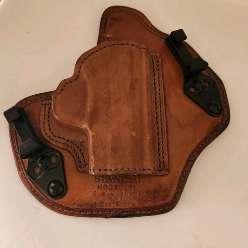Colt 1911 Model 135 BIANCHI Made In Mexico Leather Holster
