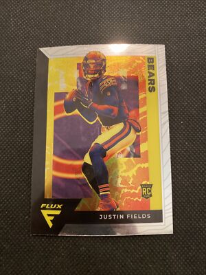2021 Panini Flux Justin Fields Rookie #3 Chicago Bears