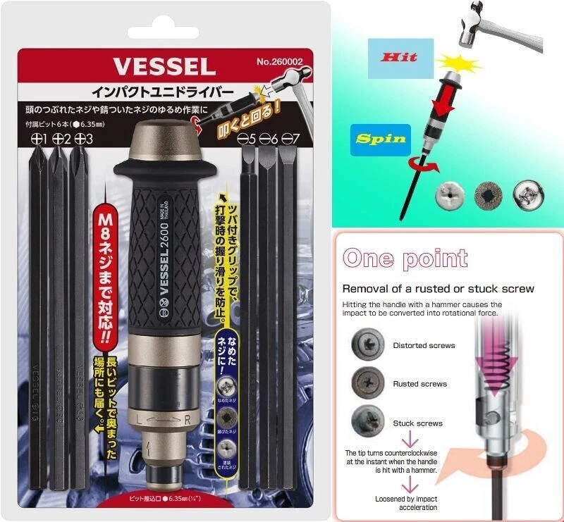 Vessel impact driver deals