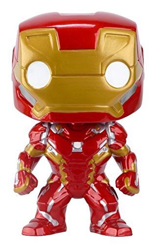 Funko Unisex Rouge Figurine Bobble Head Iron Man Vynil Captain America Civil War Pop! - Image 2