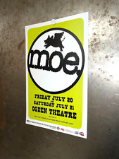 MOE. Ogden Theatre Denver 2012 SHOW FLYER axs.com STONER ROCK JAM POSTPONED DATE