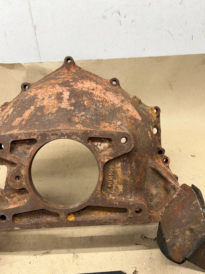 Carcasa campana transmisión manual Bel Air 150 210 Corvette 1955 1956 1957 55 56 Foto 4 de 4