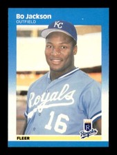  1987 Fleer Glossy Set Break # 369 Bo Jackson MINT *OBGcards*
