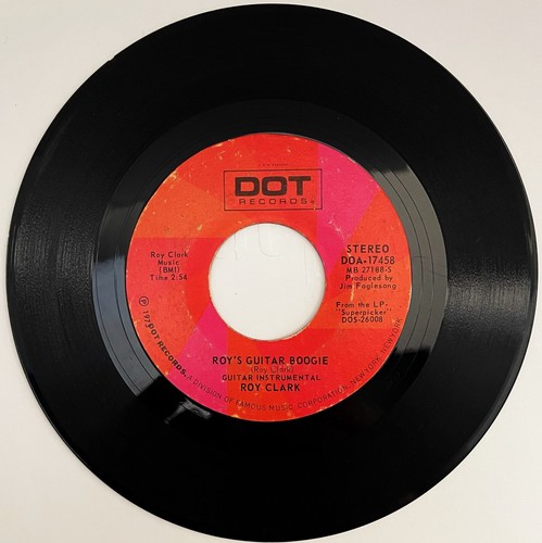 Roy Clark – Riders in the Sky / Roy's Guitar Boogie: # DOA-17458: EX: FREE SHIP - Picture 3 of 4