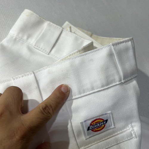 Pantalones de Trabajo Dickies 874 Ajuste Original Blanco 44x32 Ver FOTOS** - Imagen 14 de 18