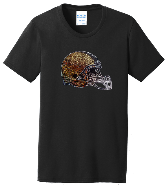 Women's Cleveland Browns Football Ladies Bling TShirt Size S4XL eBay