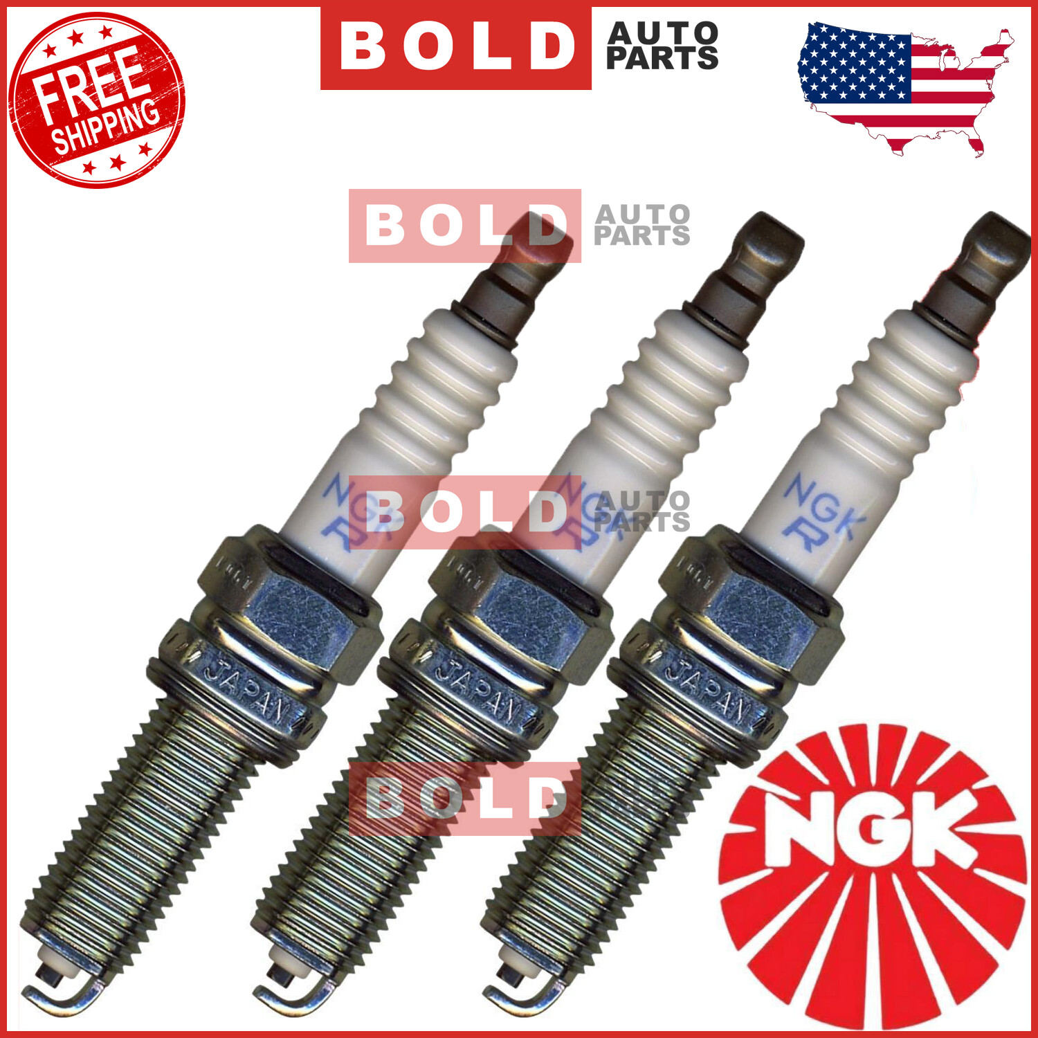 3 X Spark Plugs NGK 5847 Smart Fortwo 1.0L L3 2008-2015 Standard Copper Core