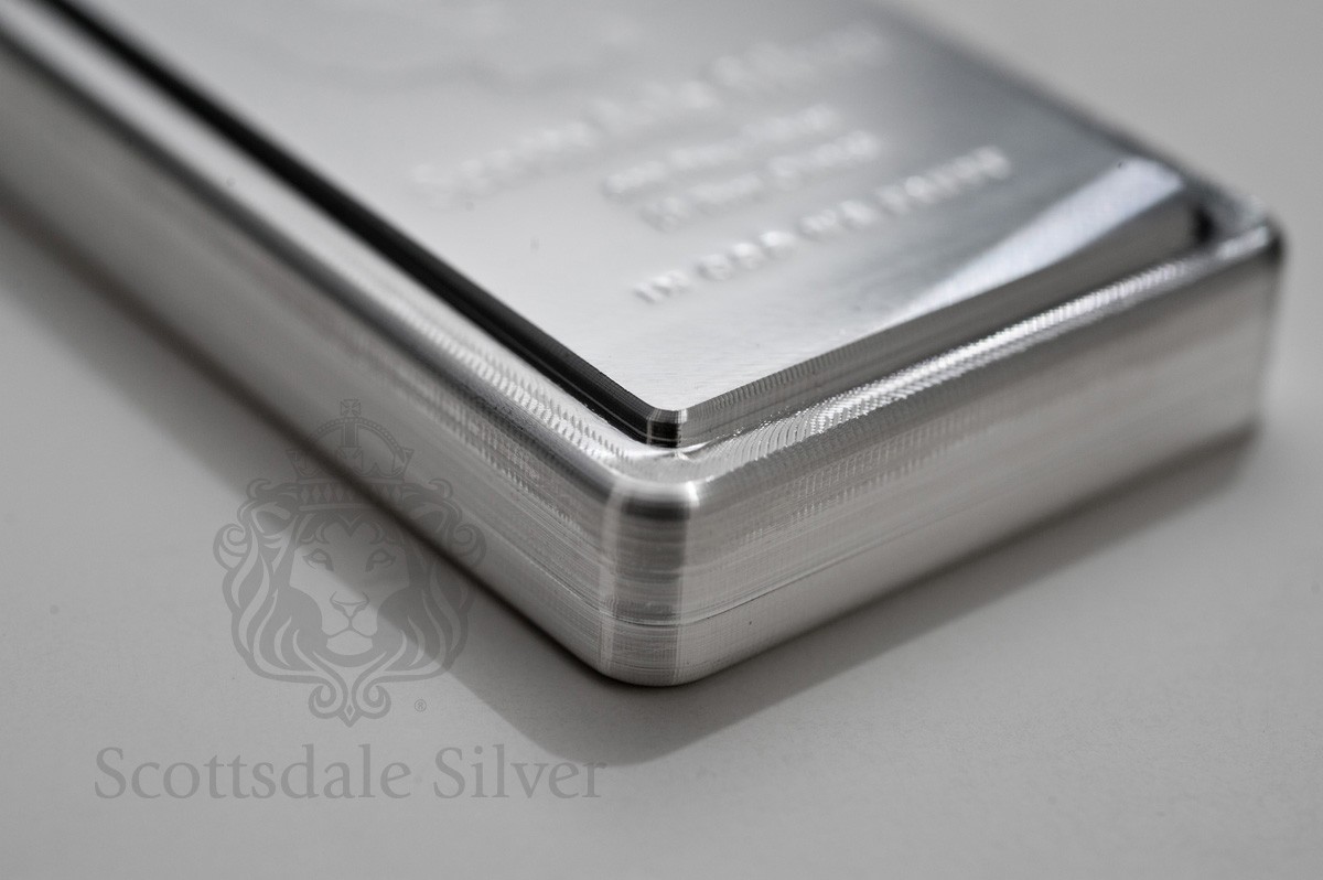 10 x 10 oz .999 Silver STACKER® Bars by Scottsdale Mint 100 troy
