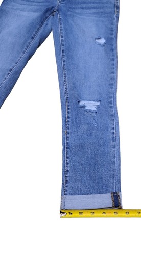 Jeans donna Wallflower The Ultra Fit skinny misto cotone elasticizzato blu taglia 0 - Foto 7 di 11