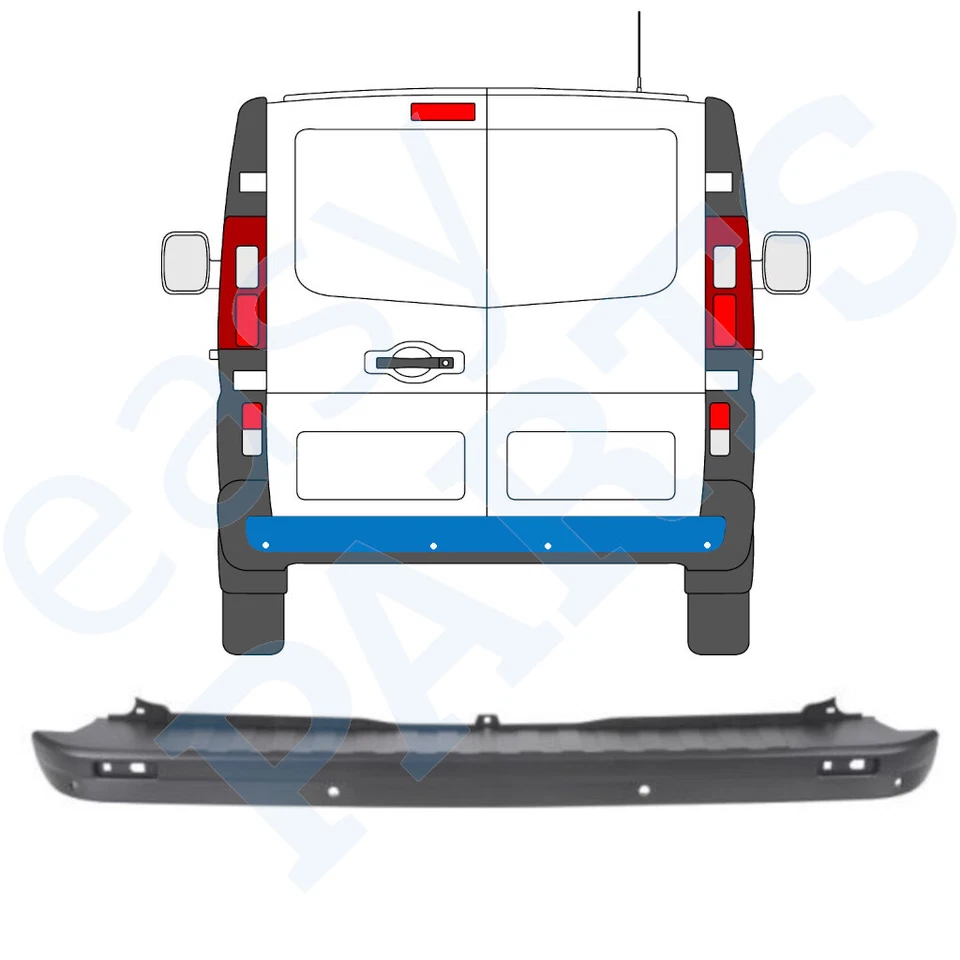 Pare choc arriere Renault Trafic gazole /r 44869565