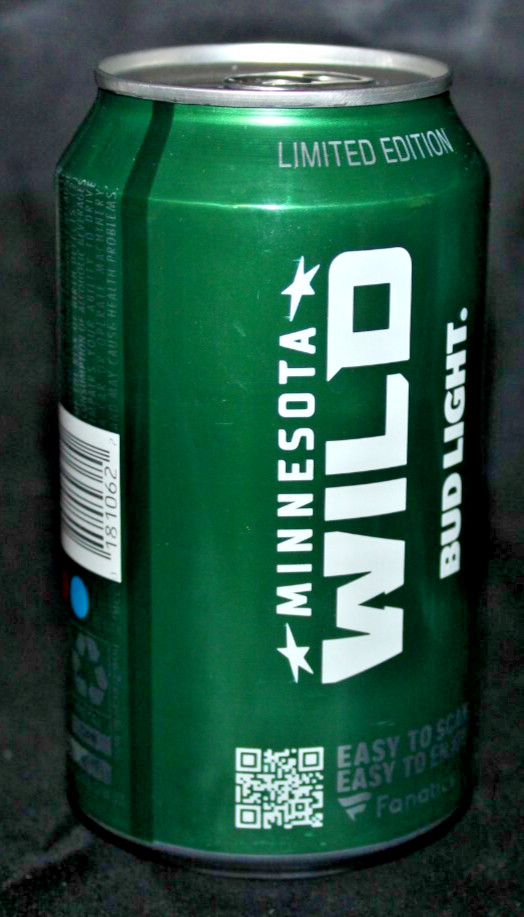Missouri 12oz - Anheuser-Busch - BUD LIGHT 2024 NHL Minnesota Wild MCC 881078