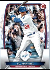 2023 Bowman #21 J.D. Martinez Near mint or better