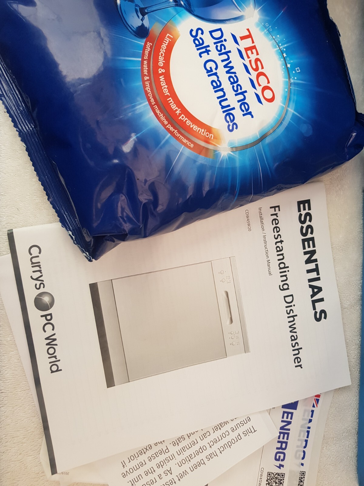 Currys 'Essentials' Slimline Dishwasher (CDW45W20) eBay