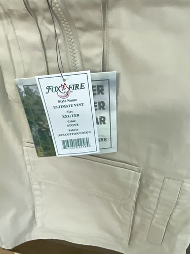 *NEW* WT Safari Vest Men's Size XXL photo vest excellent for concealed carry - Picture 3 of 12