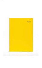 Image of Collins Essential A4 Week to View 2023 Diary - Yellow - Calendar Year Weekly ...