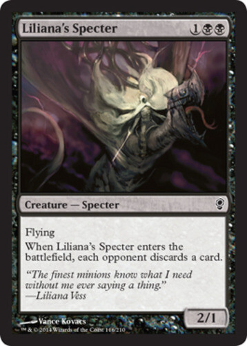 Moderate Play, Japanese MTG Regular Liliana's Specter Conspiracy Magic the Gathe - Picture 1 of 1