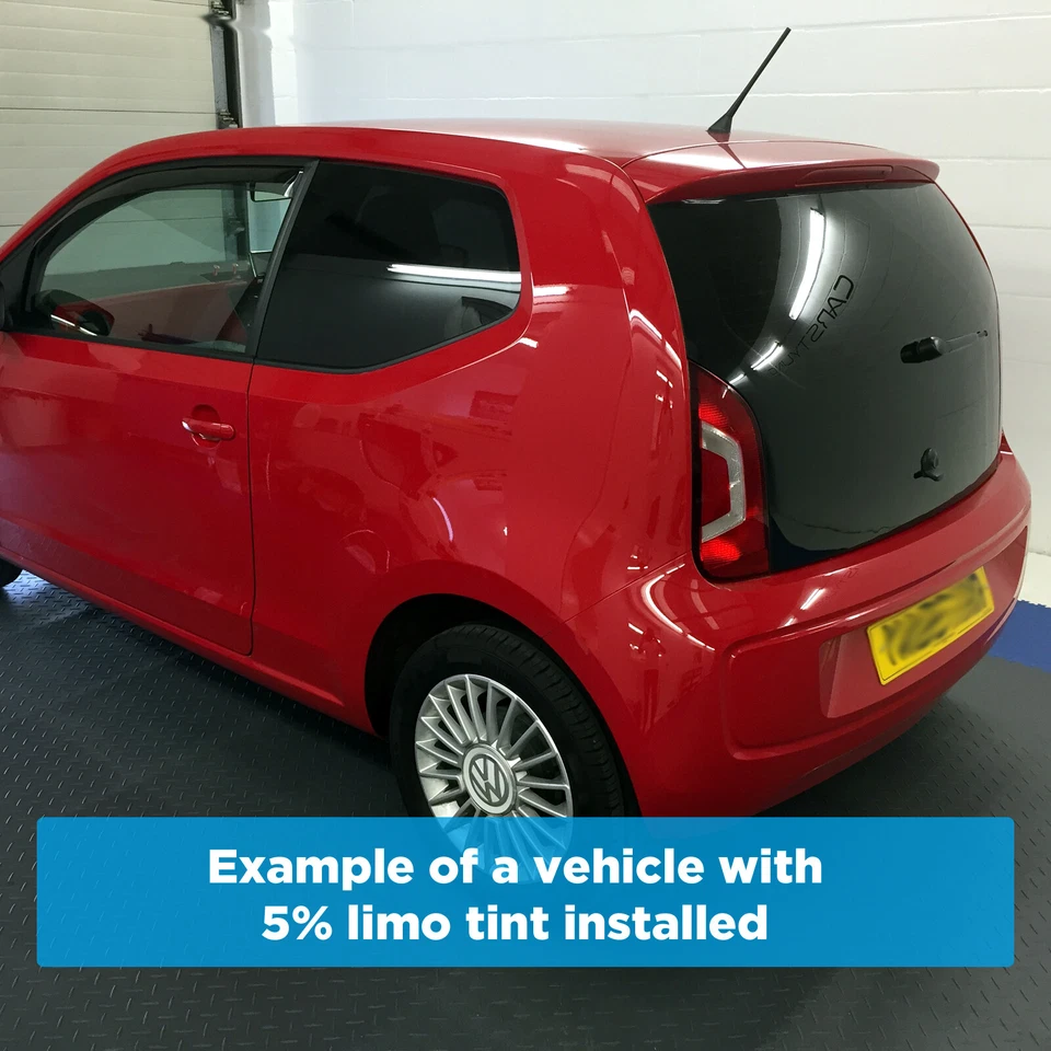 For Hyundai i10 2014+ Carbon Pre Cut Window Tint Rear 5% Limo Premium 2-ply HP+ - Image 4 of 4