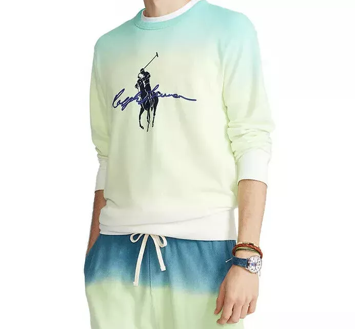 Ralph lauren cotton spa terry sweatshirt sale
