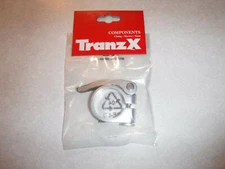 Brand New TRANZ-X 34.9mm Silver Aluminum Quick Release Seatpost Clamp ST5053