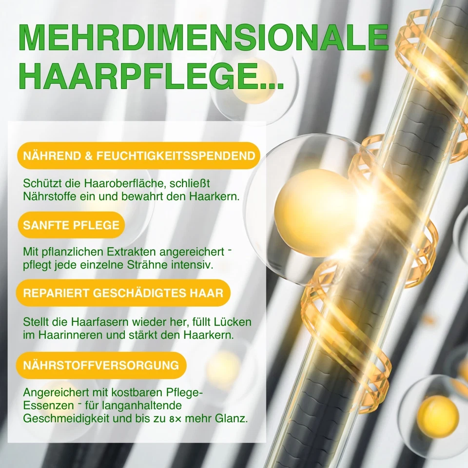 Rosmarinöl Batana Öl Rizinusöl Castor Öl 3-in-1 Haarwachstum Vegan kaltgepresst - Bild 3 von 4