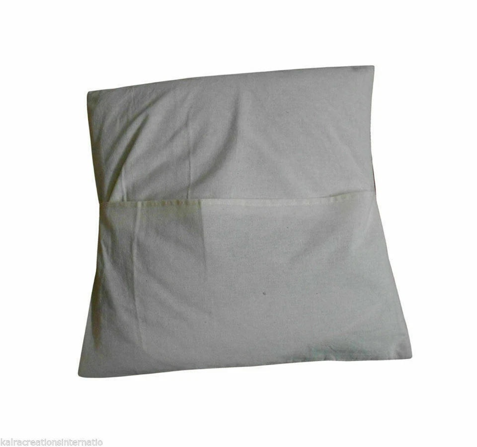 Cushion Cover 5 pcs Indian Quilted Home Decor Cotton Pillow Case 16" - Image 4 of 4