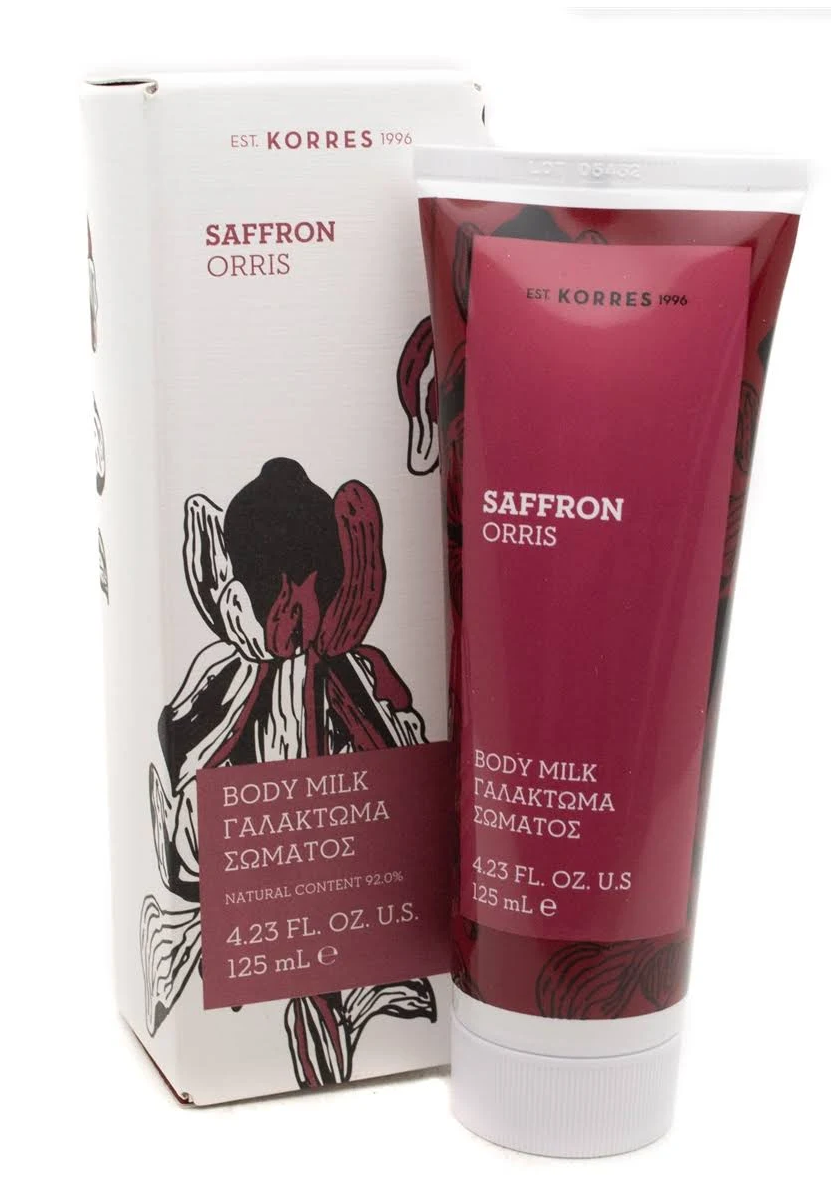 KORRES Saffron Orris Body Milk 92 Natural Content 125ml for sale online eBay