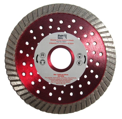 Diamond Blade Turbo Angle Grinder 