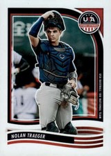 NOLAN TRAEGER RC 2024 Panini Stars and Stripes #43 Pre-ROOKIE Team USA ID:109568