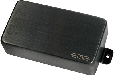 EMG 85 BRUSHED CHROME ACTIVE HUMBUCKER GUITAR PICKUP SHORT SHAFT  