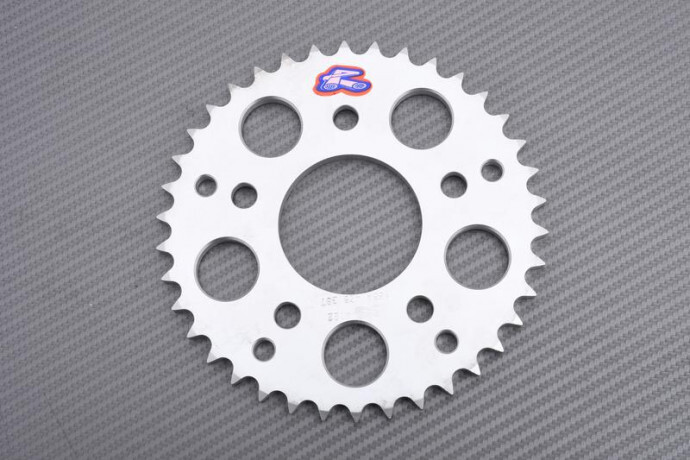 Couronne moto 38 dents Renthal Light pas 428 pour optimiser la transmission