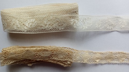 Two Lengths of Antique Lace Good For Dolls
