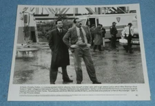 1990 Movie Press Photo Actors Timothy Hutton & Nick Nolte In "Q & A'"