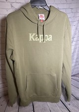 Kappa Hoodie Mens Size XL Green Graphic Logo ...
